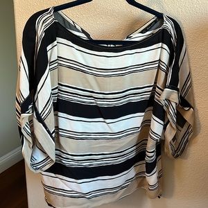 Zara Blouse black & Tan